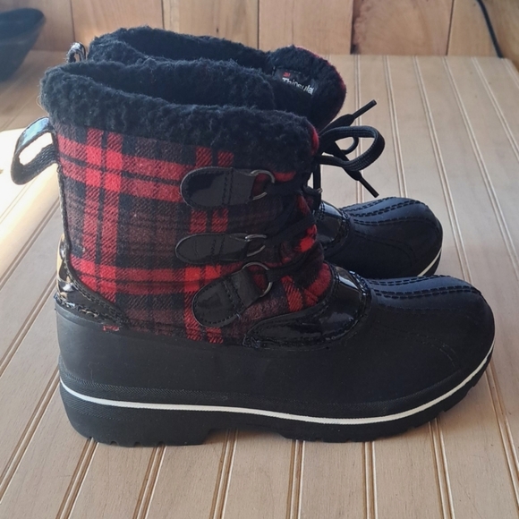 Ozark Trail Sintetico Thinsulate Buffalo Print Winter Insulated Rubber Snow Boot - Picture 1 of 10